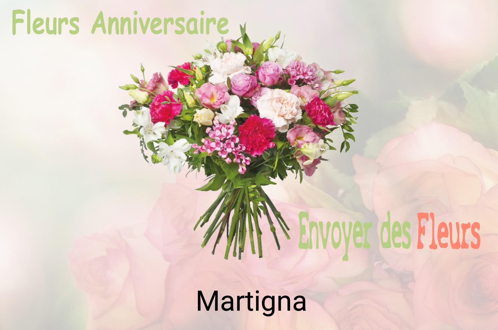 Bouquet de fleurs d’anniversaire livré à Martigna
